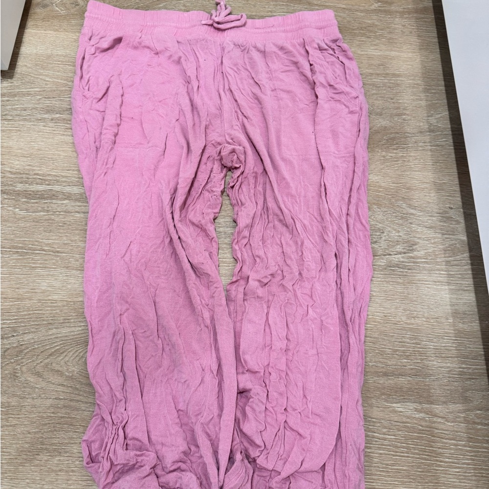 Light Blue Drawstring Pants - Picture 2 of 2